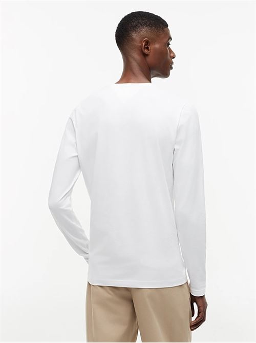 stretch slim fit logo sleeve tee TOMMY HILFIGER | MW0MW10804YBR